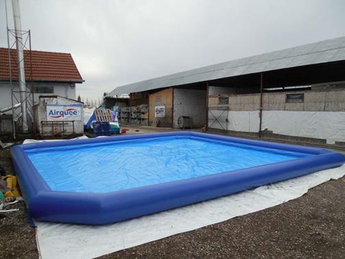 Inflatable pool - 6m x 6m - water games inflatable slide bouncy castle