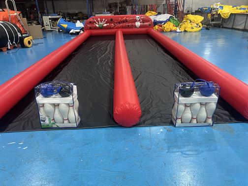 Bouncy playground - Bowling inflatable slide bouncy castle