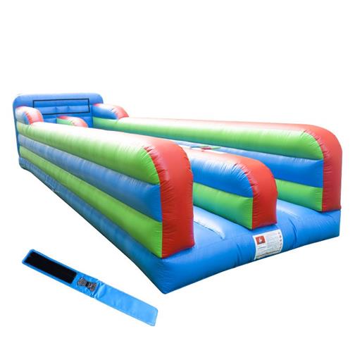 Sports module / event module bungee run with 2 lanes 10.7 x 3.3 x 2.7m inflatable slide bouncy castle