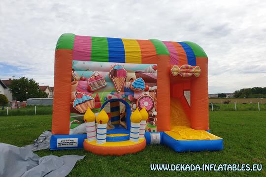 Inflatable bouncer Candy inflatable slide bouncy castle
