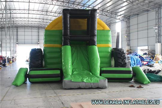 Combine Harvester Inflatable Slide  inflatable slide bouncy castle