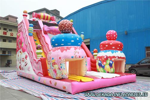 Cupcake Inflatable Slide inflatable slide bouncy castle