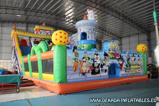 Dragon Ball Z inflatable slide inflatable slide bouncy castle