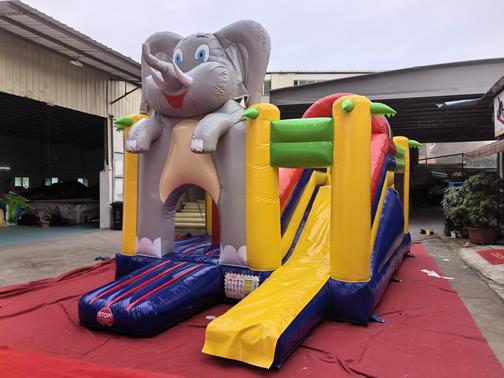 Elephant - Inflatable Castle Bouncy inflatable slide bouncy castle