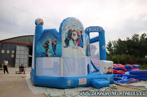 Inflatable Castle Frozen 10 inflatable slide bouncy castle