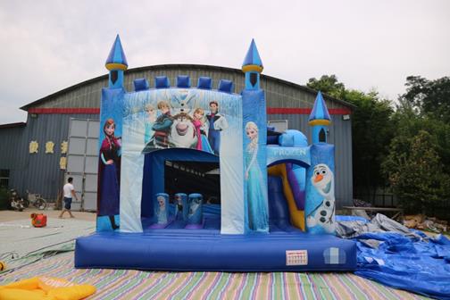 Frozen 9 - Inflatable slide inflatable slide bouncy castle