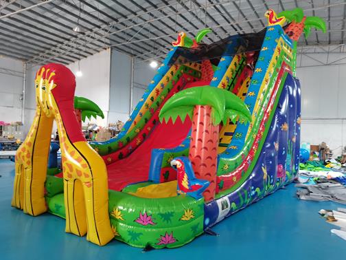 Giraffe - Large Inflatable slide inflatable slide bouncy castle