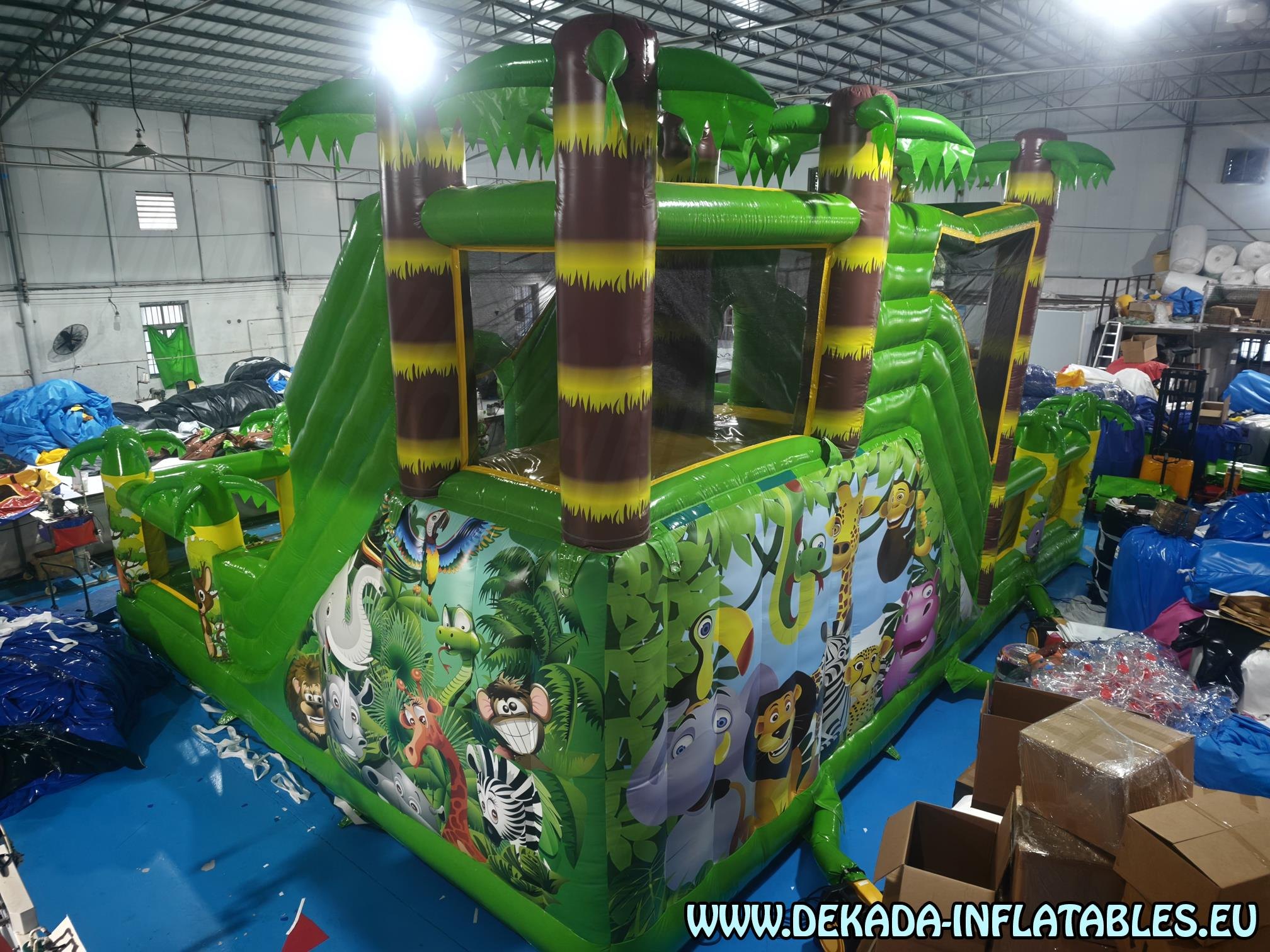 Φουσκωτό ζούγκλα - 10m x 8m x 6m