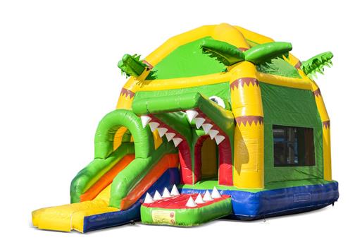 Inflatable bouncy castle Crocodile - 6m x 4.5m x 4m inflatable slide bouncy castle