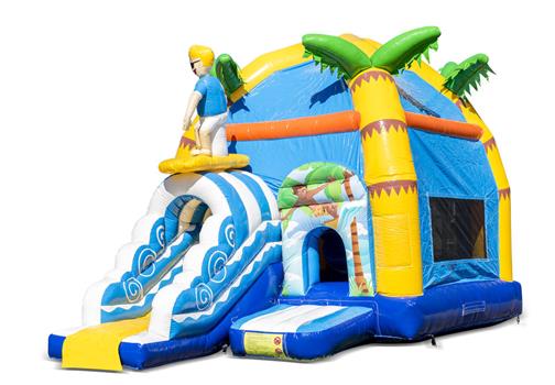 Inflatable bouncy castle Surfer- 6m x 4.5m x 4m inflatable slide bouncy castle