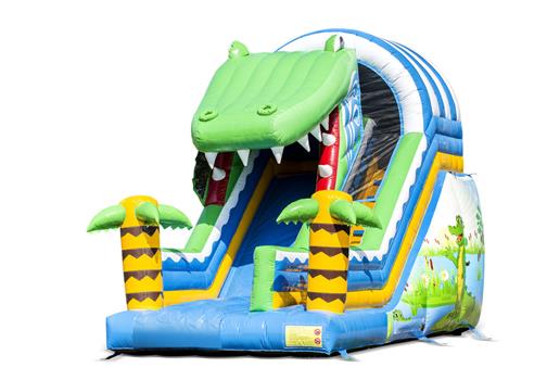 Inflatable slide Crocodile 6m x 3.5m x 5m inflatable slide bouncy castle