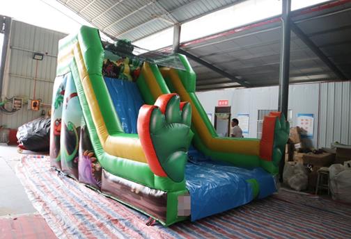 Inflatable slide - Dinosaur inflatable slide bouncy castle