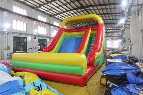 Inflatable slide - 8m x 5m x 5.5m inflatable slide bouncy castle