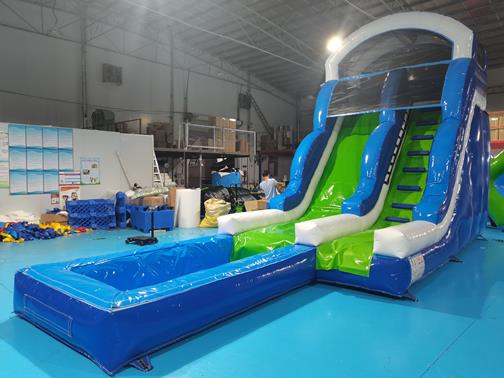 Inflatable waterslide - 9m x 3.5m x 5.5m inflatable slide bouncy castle