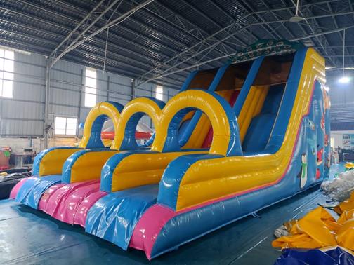 Large ZOO animal inflatable slide inflatable slide bouncy castle