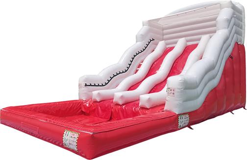 Water slide with pool - 10m x 5m inflatable slide bouncy castle