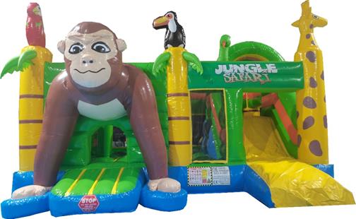 Monkey Bouncer inflatable slide bouncy castle