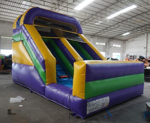 Little Blue Inflatable Slide inflatable slide bouncy castle