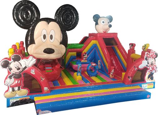 Mickey Mouse - velika igraonica - 8m x 10m inflatable slide bouncy castle