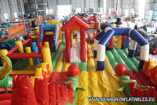 Minion City inflatable slide bouncy castle