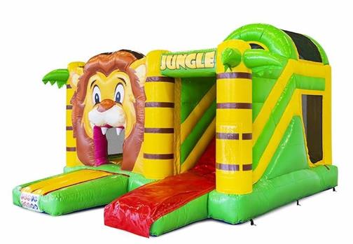 Africa lion inflatable bouncer 4.5m 4.5m x 3m inflatable slide bouncy castle