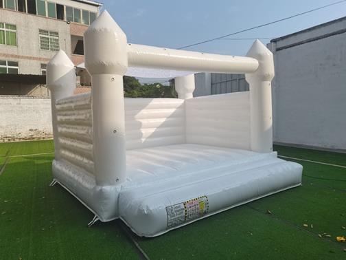 Napuhanac bijeli - Vjenčanja Svatovi inflatable slide bouncy castle