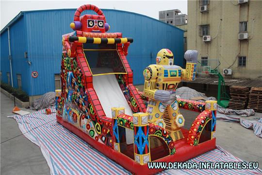 Robot inflatable slide inflatable slide bouncy castle