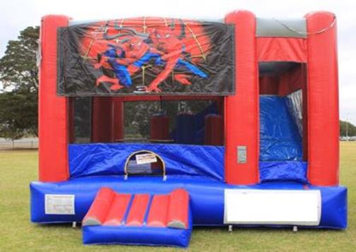 Spiderman 4 - Inflatable bouncy castle inflatable slide bouncy castle
