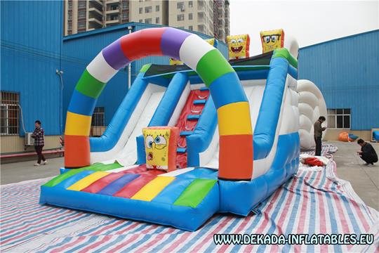 Sponge Bob - Inflatable slide inflatable slide bouncy castle