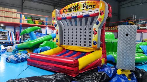 Inflatable games - stands inflatable slide bouncy castle