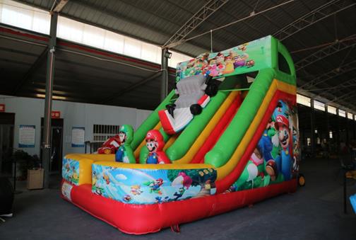 Super Mario Cart inflatable slide inflatable slide bouncy castle