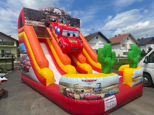 Tobogan na napuhavanje Jurić - 6m x 4m inflatable slide bouncy castle