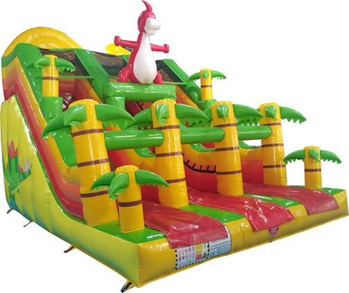 Dino inflatable slide - large inflatable slide bouncy castle
