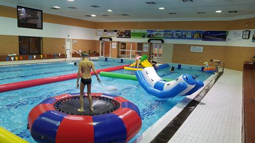Water trampoline 2.5m inflatable slide bouncy castle