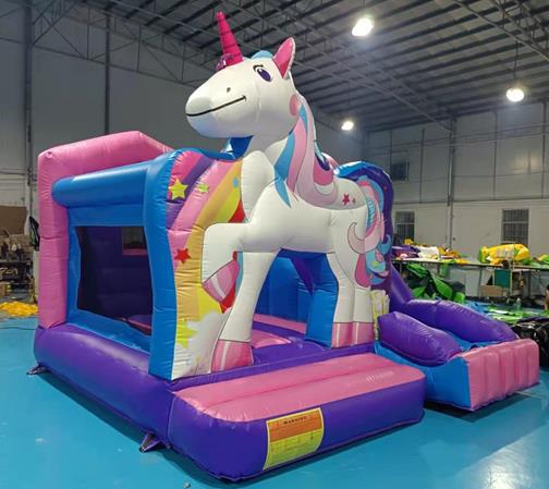 Unicorn Bouncy Castle inflatable slide bouncy castle