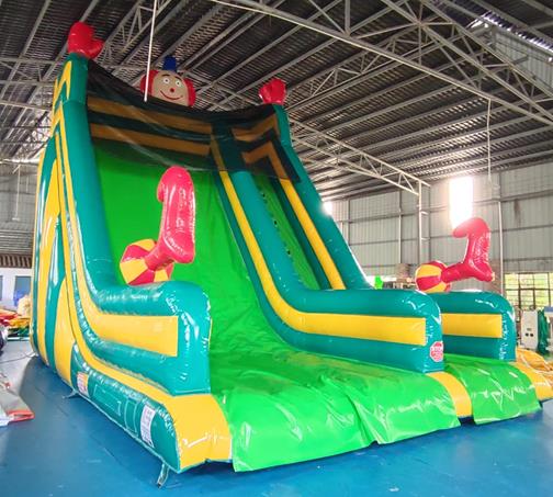 The Big Clown -  Large Inflatable Slide inflatable slide bouncy castle