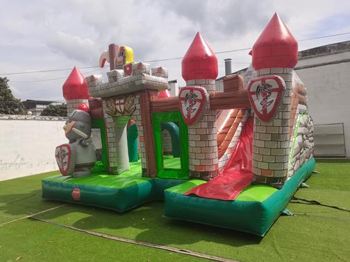 Dragon Castle - Large inflatable slide bouncy castle