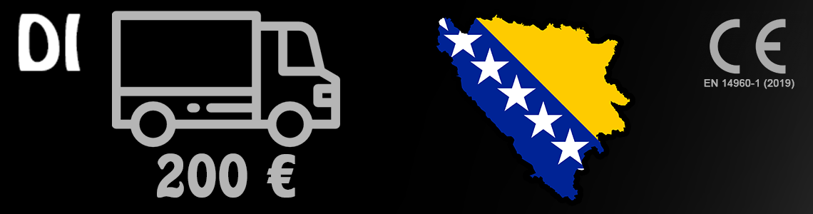Delivery for Slovakia Serbia Romania Poland Montenegro Italy Bulgaria Germany France Czech Republic Hungary Bosnia and Herzegovina Slovenia Albania Austria